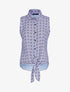 Chemise sans manches à pois - lilas - 3