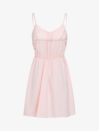 Robe patineuse à fines bretelles - rose - 3