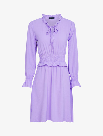 Robe patineuse à volants - lilas - 2