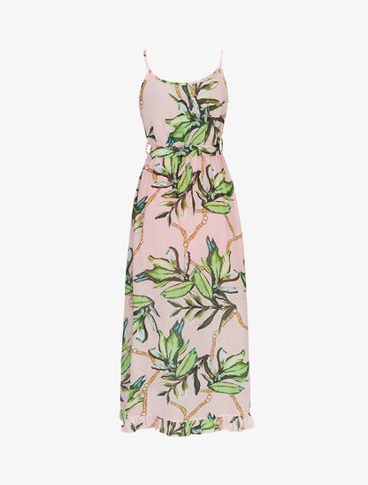Robe portefeuille à imprimés - rose - 2