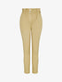 Pantalon uni coupe carotte - camel - 1