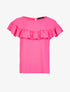 Top à bande volantée - fushia - 1