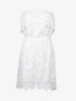 Robe bustier en crochet - blanc - 3