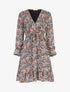 Robe bohème patineuse imprimé floral - noir - 1