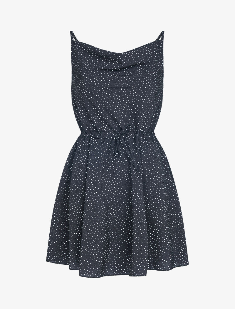 Robe patineuse à pois - noir - 3