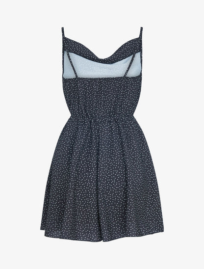 Robe patineuse à pois - noir - 2