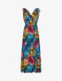 Robe sans manches à imprimé tropical - noir - 3