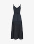 Robe à fines bretelles et crochet - noir - 1