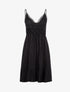 Robe à buste en crochet - noir - 1