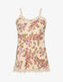 Débardeur satiné à imprimé floral - beige - 3