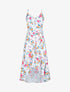 Robe asymétrique à imprimés - blanc - 3