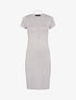 Robe t-shirt ajustée - gris chiné - 3