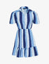 Robe patineuse à imprimés - bleu - 3