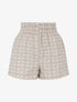 Mini short à imprimé graphique - beige - 1