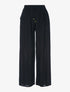 Pantalon fluide uni - noir - 1