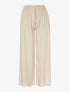 Pantalon fluide uni - taupe - 1