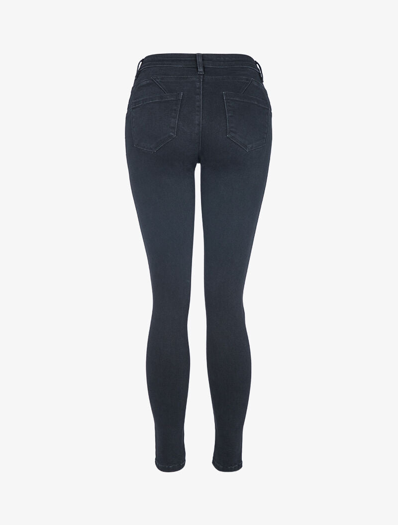 Jean push up coupe skinny - noir - 4