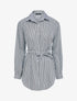 Chemise longue à épaules dénudées - noir - 3