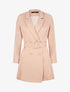 Blazer à bord gaufré - rose - 3