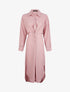 Robe chemise à pans boutonnés - rose - 3