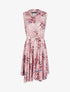 Robe légère et patineuse à petits carreaux - rose - 1