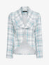 Blazer ouvert à pans asymétriques - blanc - 1