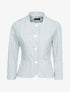 Blazer imprimé à col carré - gris clair - 1