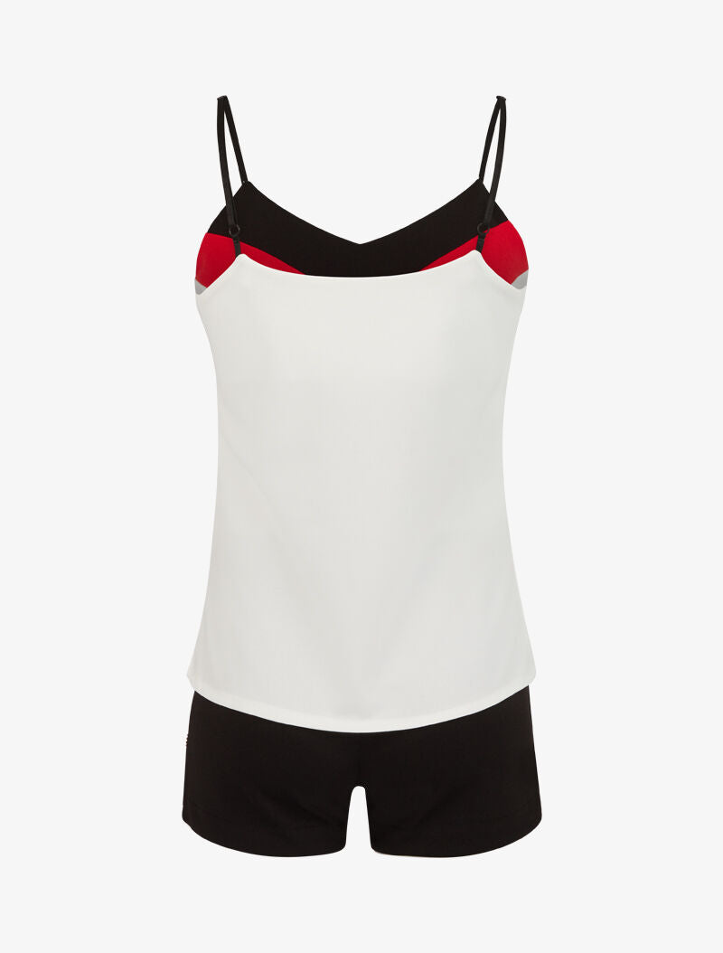 Ensemble débardeur et short strassé - noir - 2