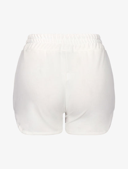 Mini short coupe droite - ecru - 4
