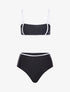 Bikini à culotte taille haute - noir - 3