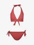 Bikini à détails oeillets - rose foncé - 3