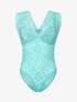 Body sans manches en dentelle - vert menthe - 3