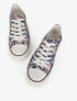 Tennis basses imprimé floral - marine - 5