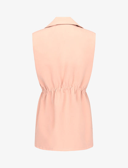 Blazer cintrée stylisée - rose - 2