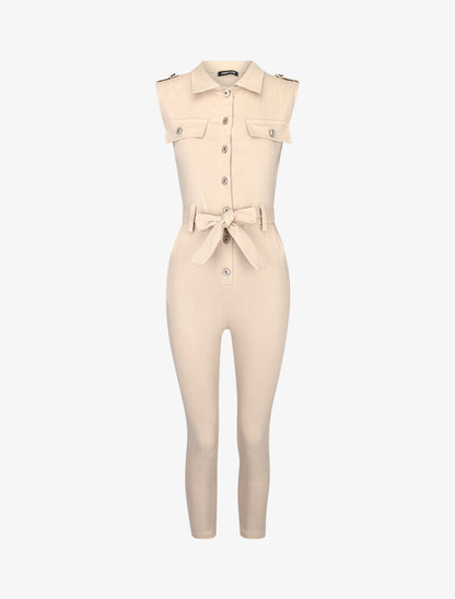 7/8-Kombination im Safari-Stil - beige