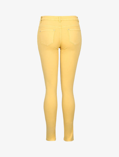 Jean taille standard extra long - jaune - 2
