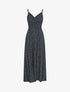 Robe à taille empire et imprimés - noir - 3