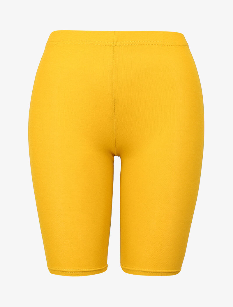 Cycliste uni - jaune - 1