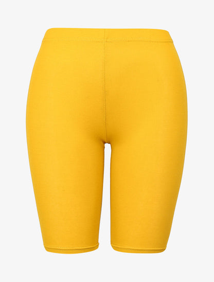 Cycliste uni - jaune - 1