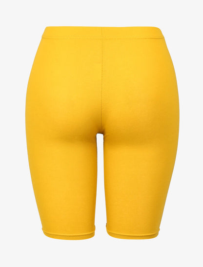 Cycliste uni - jaune - 2