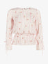 Blouse motifs carpes koï - rose - 1