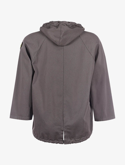 Veste denim à capuche - gris - 2
