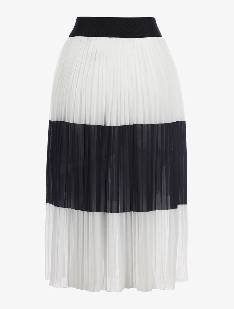 Jupe voile froissée - noir - 2