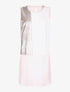 Robe drapés superposés - rose - 1