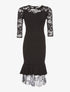 Robe dentelle  trompe l&