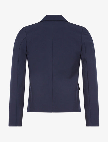 Veste basic unie - marine - 2