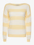 Pull à rayures basic - jaune - 1