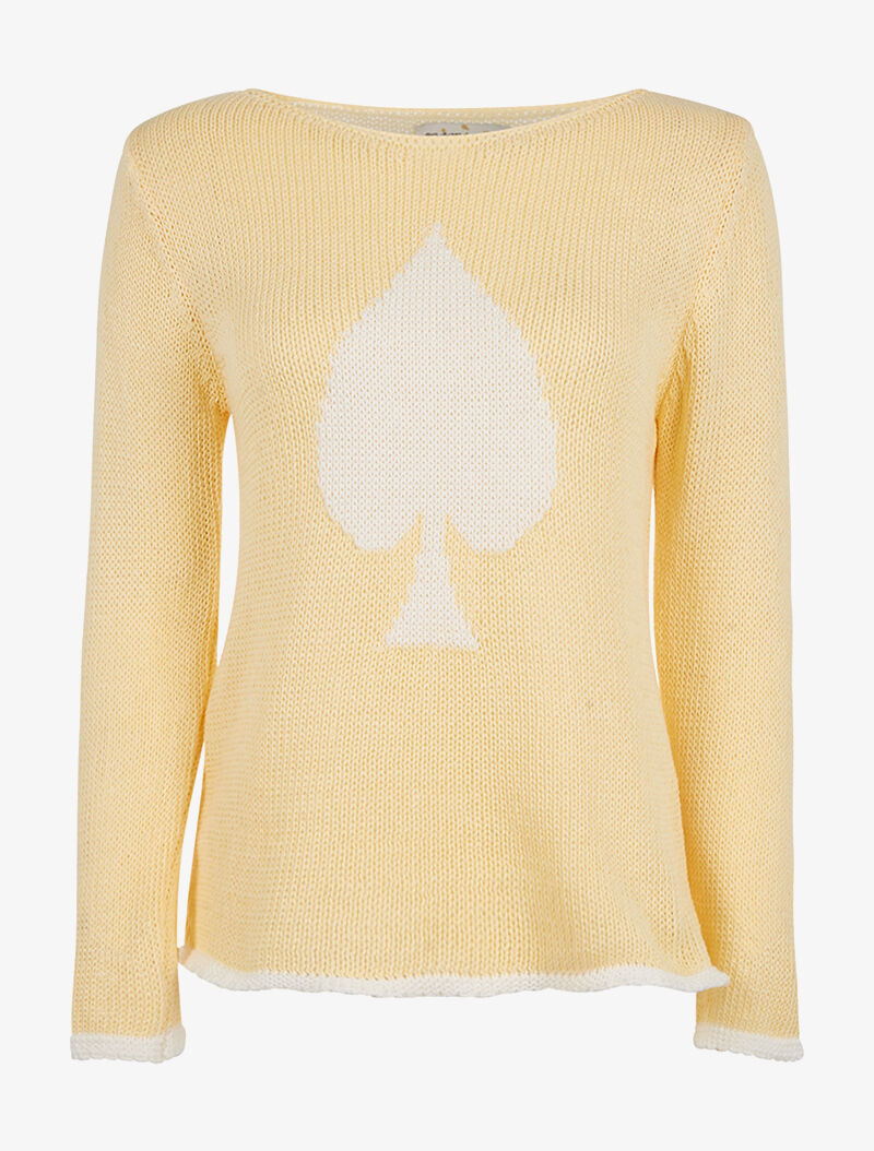 Pull as de pique - jaune - 1