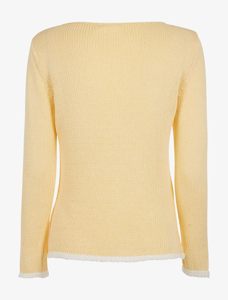 Pull as de pique - jaune - 2