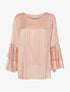 Blouse lignes irisées - rose - 1